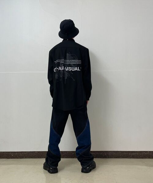 A4A（エーフォーエー）の「A4A/エーフォーエー/グラフィックプリントシャツ（シャツ/ブラウス・メンズ・ホワイト/ブラック/グリーン・FREE）」の11枚目の写真