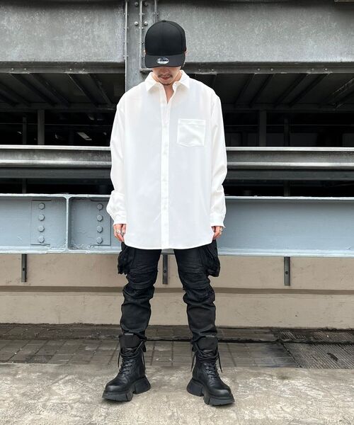 A4A（エーフォーエー）の「A4A/エーフォーエー/グラフィックプリントシャツ（シャツ/ブラウス・メンズ・ホワイト/ブラック/グリーン・FREE）」の20枚目の写真