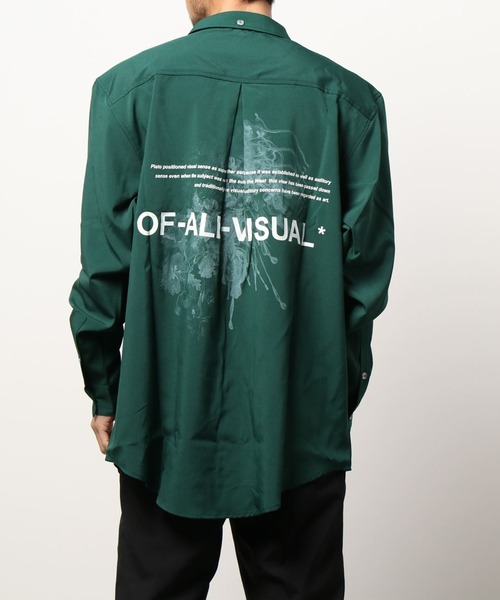 A4A（エーフォーエー）の「A4A/エーフォーエー/グラフィックプリントシャツ（シャツ/ブラウス・メンズ・ホワイト/ブラック/グリーン・FREE）」の14枚目の写真