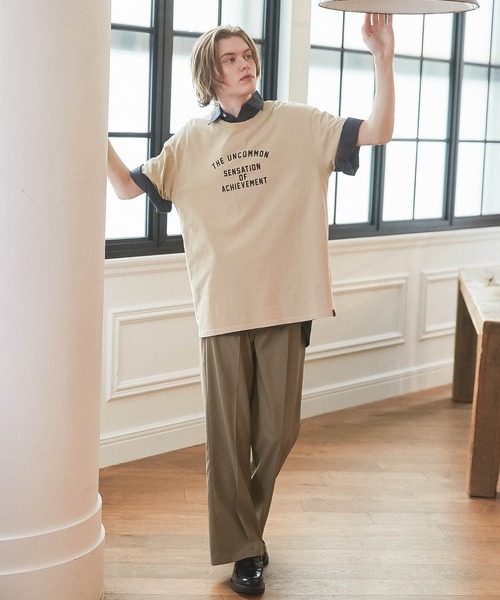 WONDER WONDER(ワンダーワンダー)の「セミワイド/セミフレアパンツ(その他パンツ・メンズ・オフホワイト/ダークブルー/グレイッシュベージュ・S/M/L)」の17枚目の写真