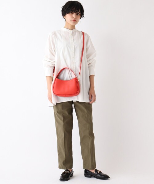 OPAQUE.CLIP（オペークドットクリップ）の「◆アソートハーフムーンワンショルダーバッグ【2WAY】（ショルダーバッグ・レディース・ホワイト/ブラック系1/ブラック系2/レッド系1・00）」の11枚目の写真