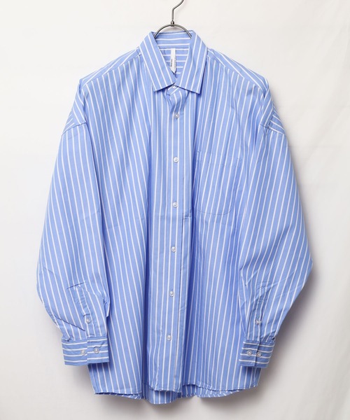 ARCHIVER（アーカイバ）の「【Ir】ブロードビッグレギュラーカラーシャツ（シャツ/ブラウス・レディース・ホワイト/ブラック/サックスブルー/グリーン/グレイッシュベージュ/ホワイト系その他/イエロー系その他/パープル系その他/ブルー系その他・LARGE/X-LARGE/MEDIUM）」の7枚目の写真