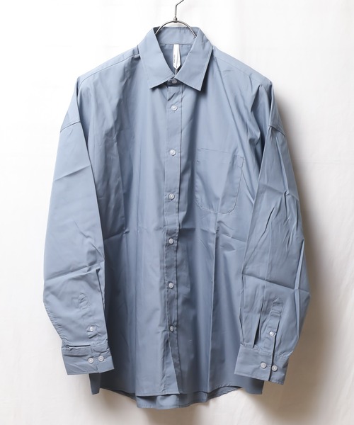 ARCHIVER（アーカイバ）の「【Ir】ブロードビッグレギュラーカラーシャツ（シャツ/ブラウス・レディース・ホワイト/ブラック/サックスブルー/グリーン/グレイッシュベージュ/ホワイト系その他/イエロー系その他/パープル系その他/ブルー系その他・LARGE/X-LARGE/MEDIUM）」の6枚目の写真