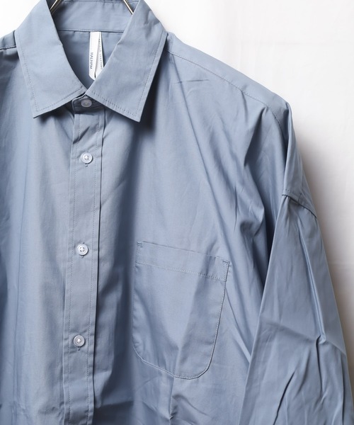 ARCHIVER（アーカイバ）の「【Ir】ブロードビッグレギュラーカラーシャツ（シャツ/ブラウス・レディース・ホワイト/ブラック/サックスブルー/グリーン/グレイッシュベージュ/ホワイト系その他/イエロー系その他/パープル系その他/ブルー系その他・LARGE/X-LARGE/MEDIUM）」の19枚目の写真