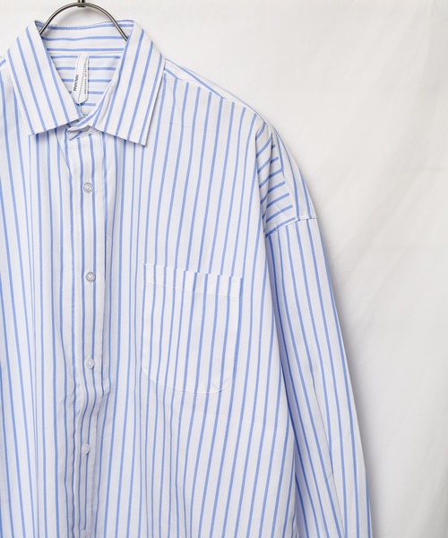 ARCHIVER（アーカイバ）の「【Ir】ブロードビッグレギュラーカラーシャツ（シャツ/ブラウス・レディース・ホワイト/ブラック/サックスブルー/グリーン/グレイッシュベージュ/ホワイト系その他/イエロー系その他/パープル系その他/ブルー系その他・LARGE/X-LARGE/MEDIUM）」の22枚目の写真