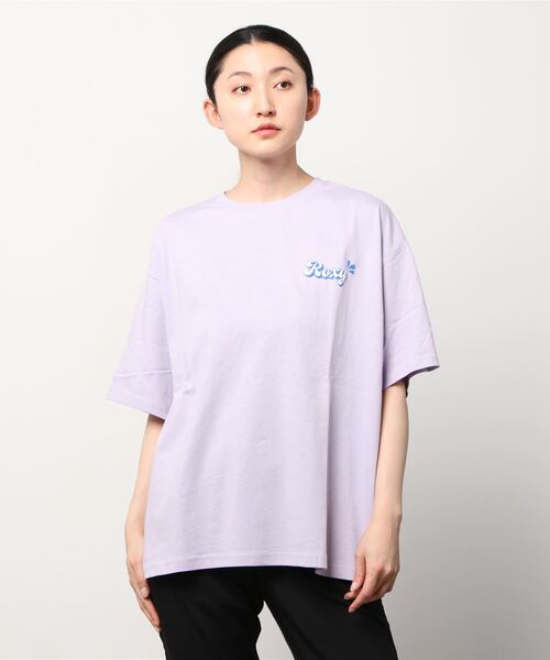 ROXY(ロキシー)の「ROXY/ロキシー ビッグシルエット/オーバーサイズ/バックプリントTシャツ RST222042(Tシャツ/カットソー・レディース・イエロー/パープル/ホワイト/ナチュラル・M/L)」の16枚目の写真