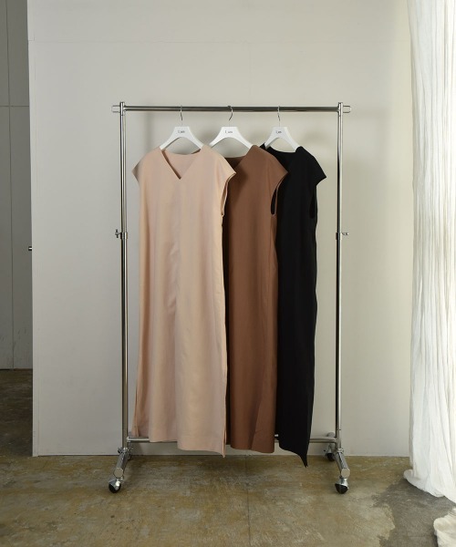 I_am（アイアム）の「multi way layered outer ops（ワンピース・レディース・アイボリー/ブラウン/ブラック・FREE）」の13枚目の写真