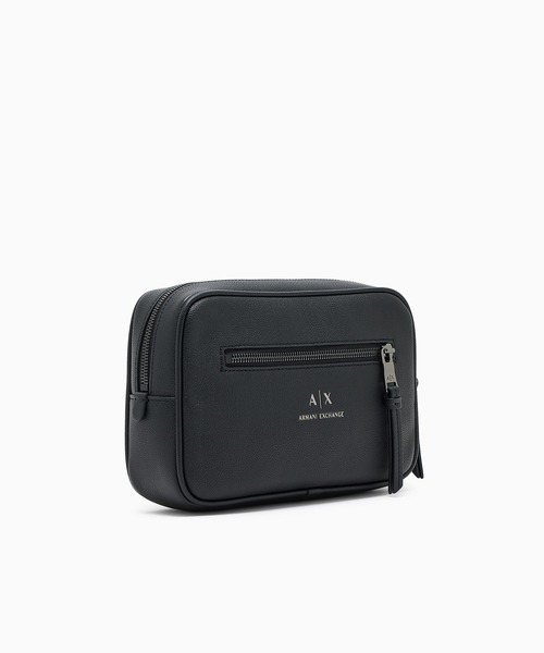 A|X アルマーニ エクスチェンジ】A|Xロゴ ポーチ/セカンドバッグ