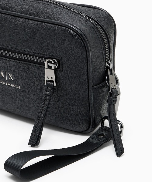 A|X アルマーニ エクスチェンジ】A|Xロゴ ポーチ/セカンドバッグ