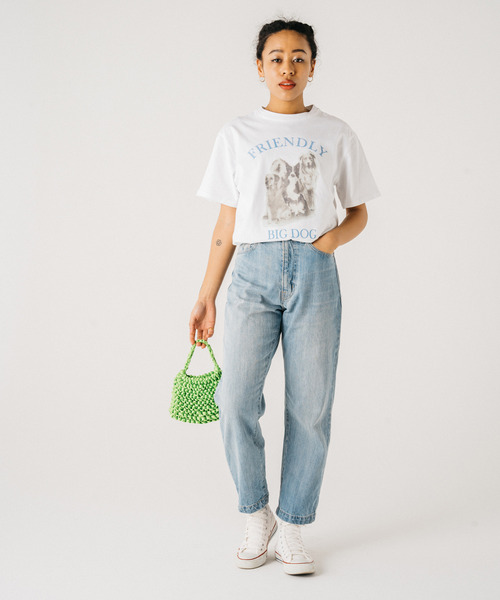 GIMME GIMME(ギミーギミー)の「【GIMME GIMME】Ribbon knitting mini bag gima22s003(ハンドバッグ・レディース・オレンジ/ライトグリーン/ライトブルー/ブラック・FREE)」の21枚目の写真