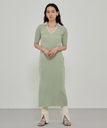 CITY TOKYO | ロングポロニットワンピ(ワンピース)