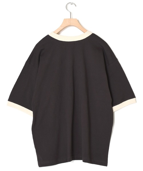 w closet(ダブルクローゼット)の「リンガーレトロTee(Tシャツ/カットソー・レディース・サックスブルー/スミクロ/グレイッシュベージュ/ラベンダー・FREE)」の20枚目の写真