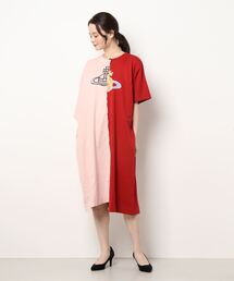 Vivienne Westwood | ｿﾌﾄｺｯﾄﾝﾘﾒｲｸ風ｵｰﾌﾞﾌﾟﾘﾝﾄﾜﾝﾋﾟｰｽ(ワンピース)