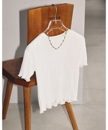 TODAYFUL（トゥデイフル）の「コンパクトクレープTシャツ（Tシャツ