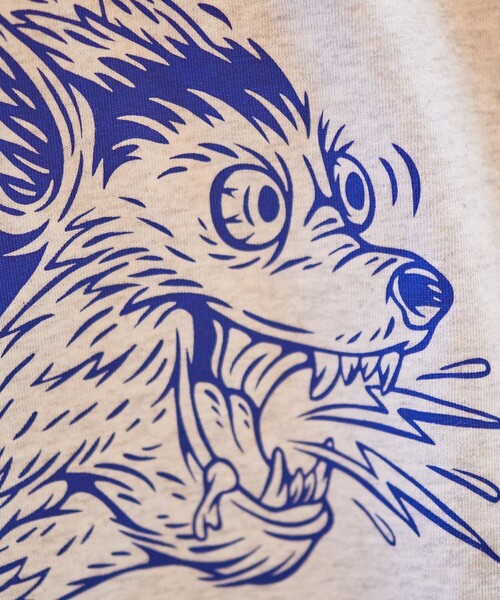 FREAK'S STORE(フリークスストア)の「WEB限定 SHE WOLF DINER×FREAK'S STORE/シーウルフダイナー 別注 ビッグシルエット バックプリントTシャツ(Tシャツ/カットソー・メンズ・ホワイト/アッシュグレー・SMALL/MEDIUM/LARGE)」の11枚目の写真