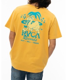 RVCA メンズ RVCA RECORDS Tシャツ【2022年夏モデル】/ルーカ半袖バックプリントTシャツ