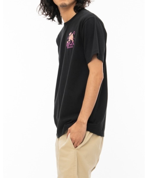 RVCA(ルーカ)の「RVCA メンズ RVCA RECORDS Tシャツ【2022年夏モデル】/ルーカ半袖バックプリントTシャツ(Tシャツ/カットソー・メンズ・ホワイト/ブラック/ゴールド・SMALL/MEDIUM/LARGE)」の9枚目の写真