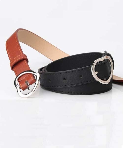 gossip！ロサンゼルス（ゴシップロサンゼルス）の「ハットバックルベルト（ベルト・レディース・ブラウン/ベージュ/ピンク/ダークブラウン/ブラック/レッド/グリーン/ホワイト・FREE）」の12枚目の写真