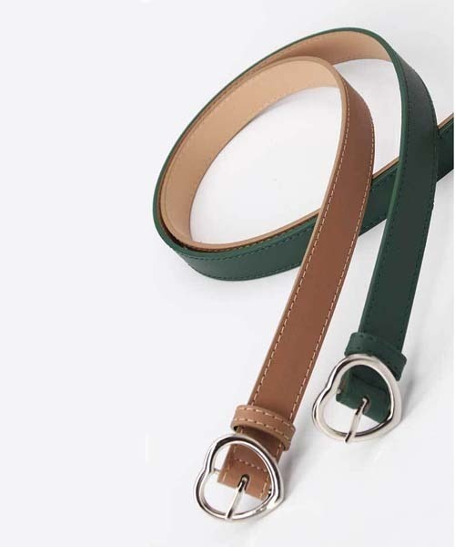 gossip！ロサンゼルス（ゴシップロサンゼルス）の「ハットバックルベルト（ベルト・レディース・ブラウン/ベージュ/ピンク/ダークブラウン/ブラック/レッド/グリーン/ホワイト・FREE）」の18枚目の写真