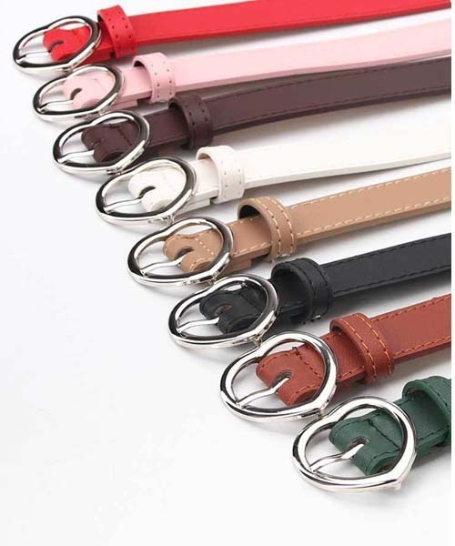 gossip！ロサンゼルス（ゴシップロサンゼルス）の「ハットバックルベルト（ベルト・レディース・ブラウン/ベージュ/ピンク/ダークブラウン/ブラック/レッド/グリーン/ホワイト・FREE）」の10枚目の写真