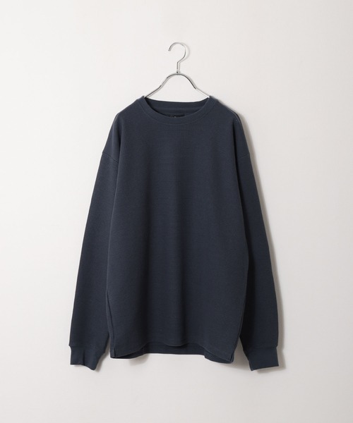 ZIP FIVE(ジップファイブ)の「【ZIP FIVE】【肉厚ワッフル】 クルー&ヘンリー レギュラー長袖無地Tシャツ/ロンT(Tシャツ/カットソー・レディース・イエロー/グリーン/アイボリー系/ベージュ/グリーン系/オートミール/ブラック/イエロー系/アイボリー/アイボリー系1/ブラック系/チャコール/グレー系/ブルー/ブルー系/ベージュ系・LARGE/MEDIUM/X-LARGE/SMALL)」の13枚目の写真