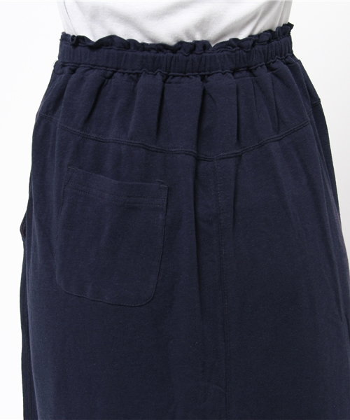 earth music&ecology（アースミュージックアンドエコロジー）の「カットソーマキシスカート（スカート・レディース・オートミール/LT.Gray/ネイビー・FREE）」の8枚目の写真