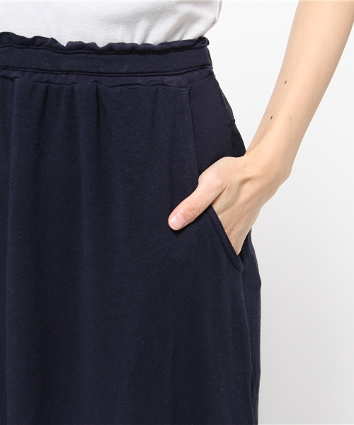 earth music&ecology（アースミュージックアンドエコロジー）の「カットソーマキシスカート（スカート・レディース・オートミール/LT.Gray/ネイビー・FREE）」の9枚目の写真