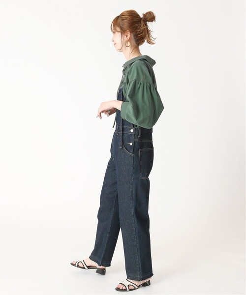 B.C STOCK（ベーセーストック）の「レースアップブラウス（シャツ/ブラウス・レディース・ホワイト/ブラック/グリーン・FREE）」の13枚目の写真