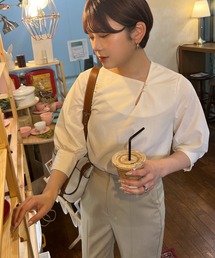 Ambre Ciel | デコルテカットブラウス／【WEB/EC限定商品】(シャツ/ブラウス)