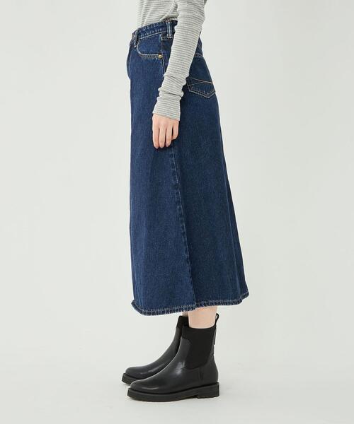 SOMETHING（サムシング）の「【別注】＜ SOMETHING × green label relaxing ＞デニム スカート（デニムスカート・レディース・ネイビー/コバルトブルー・S/M）」の8枚目の写真