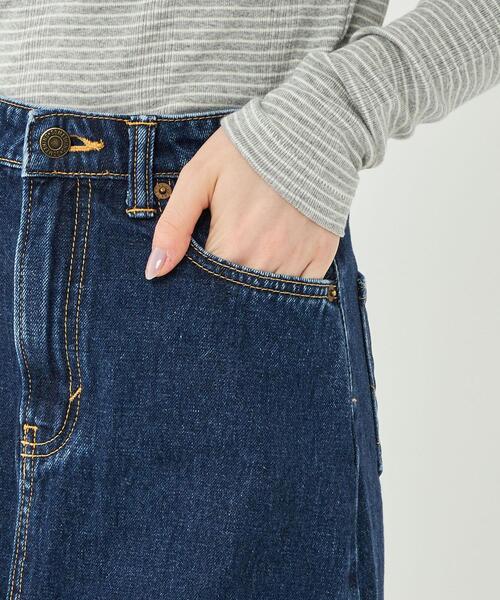 SOMETHING（サムシング）の「【別注】＜ SOMETHING × green label relaxing ＞デニム スカート（デニムスカート・レディース・ネイビー/コバルトブルー・S/M）」の12枚目の写真