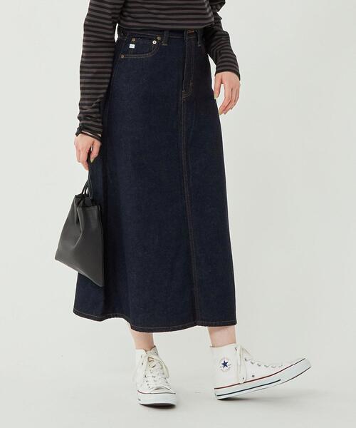 SOMETHING（サムシング）の「【別注】＜ SOMETHING × green label relaxing ＞デニム スカート（デニムスカート・レディース・ネイビー/コバルトブルー・S/M）」の21枚目の写真