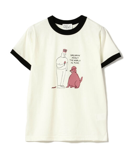 Ray BEAMS(レイビームス)の「Shiomi Wada × Ray BEAMS / 別注 Dream Tシャツ(Tシャツ/カットソー・レディース・ホワイト・ONE SIZE)」の4枚目の写真