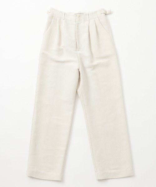 rikolekt（リコレクト）の「silent Tack Trousers（スラックス・レディース・スミクロ/ホワイト・1/0/2）」の6枚目の写真