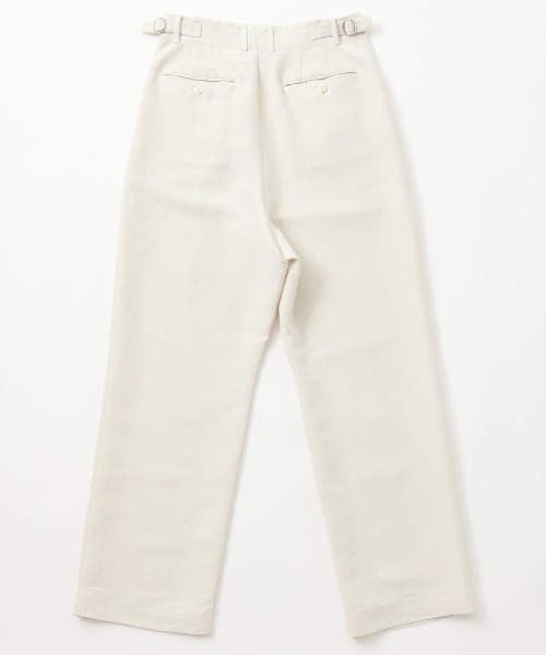 rikolekt（リコレクト）の「silent Tack Trousers（スラックス・レディース・スミクロ/ホワイト・1/0/2）」の7枚目の写真