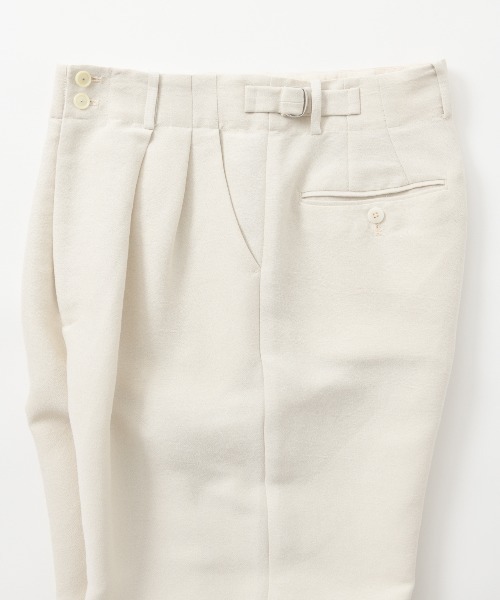 rikolekt（リコレクト）の「silent Tack Trousers（スラックス・レディース・スミクロ/ホワイト・1/0/2）」の8枚目の写真