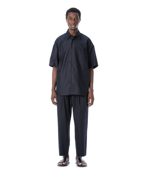 Sandinista(サンディニスタ)の「Light Moleskin S/S Shirt / ライトモールスキン半袖シャツ(シャツ/ブラウス・メンズ・ネイビー/ベージュ・MEDIUM/LARGE/SMALL)」の9枚目の写真