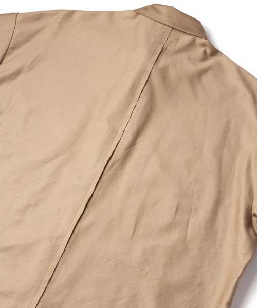 Sandinista(サンディニスタ)の「Light Moleskin S/S Shirt / ライトモールスキン半袖シャツ(シャツ/ブラウス・メンズ・ネイビー/ベージュ・MEDIUM/LARGE/SMALL)」の4枚目の写真