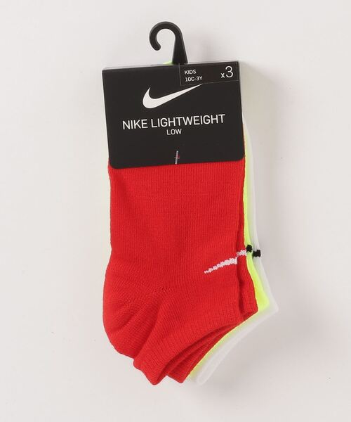 NIKE（ナイキ）の「NIKE/ナイキ BASIC PACK NO SHOW 3PK/ベーシック パック NO ショー 3パック ソックス（ソックス/靴下・キッズ・マルチ/ピンク/ブルー/ピンク系その他・17-21cm）」の4枚目の写真