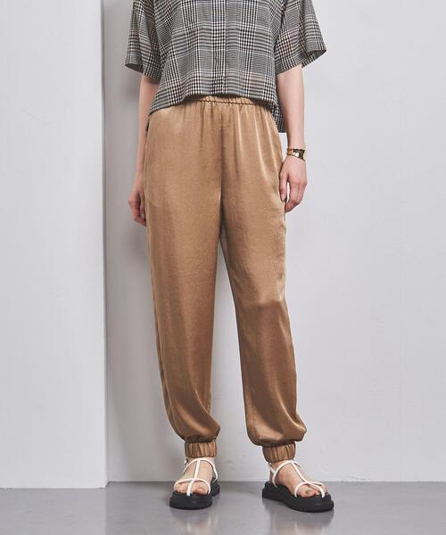 UNITED ARROWS(ユナイテッドアローズ)の「P STN ジョガーパンツ(その他パンツ・レディース・ベージュ/ダークグレー・38/36)」の1枚目の写真