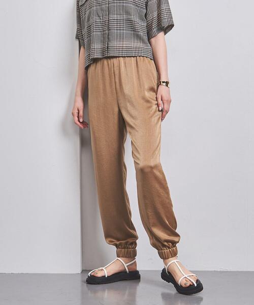 UNITED ARROWS(ユナイテッドアローズ)の「P STN ジョガーパンツ(その他パンツ・レディース・ベージュ/ダークグレー・38/36)」の12枚目の写真