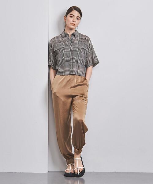 UNITED ARROWS(ユナイテッドアローズ)の「P STN ジョガーパンツ(その他パンツ・レディース・ベージュ/ダークグレー・38/36)」の13枚目の写真