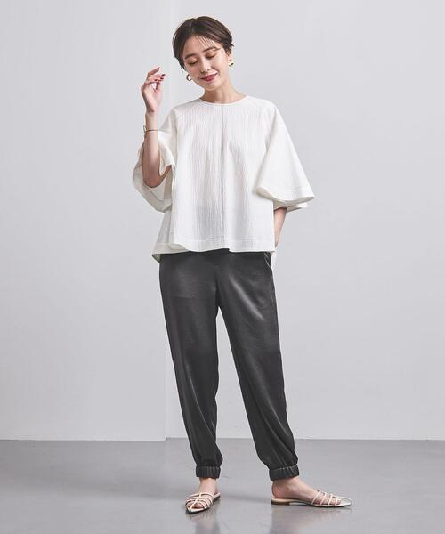 UNITED ARROWS(ユナイテッドアローズ)の「P STN ジョガーパンツ(その他パンツ・レディース・ベージュ/ダークグレー・38/36)」の14枚目の写真