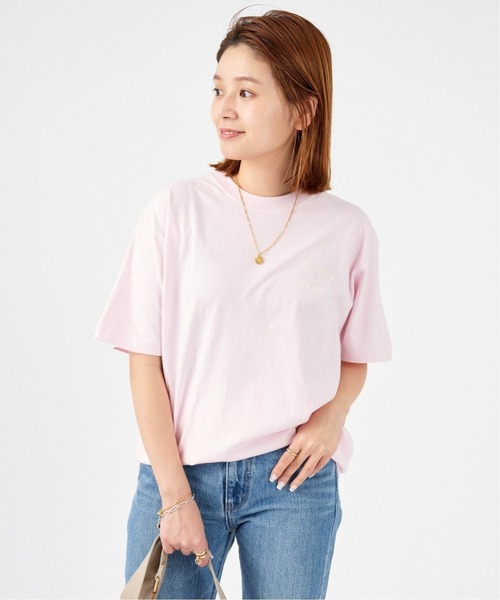 JOURNAL STANDARD(ジャーナルスタンダード)の「《追加2》BACK LOGO WORLD Tシャツ(Tシャツ/カットソー・レディース・ブラック系その他/ホワイト/ピンク・FREE)」の14枚目の写真
