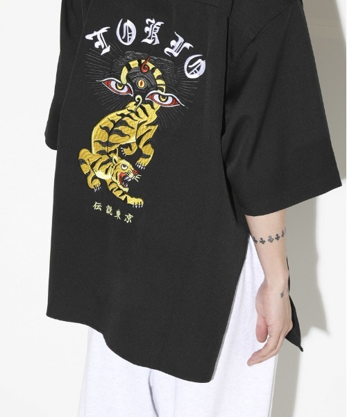 LEGENDA（レジェンダ）の「レジェンダ 伝説東京 メタルチェーンシャツ / LEGENDA 伝説東京 Metal Chain Shirt（シャツ/ブラウス・メンズ・ホワイト/ブラック・FREE）」の20枚目の写真