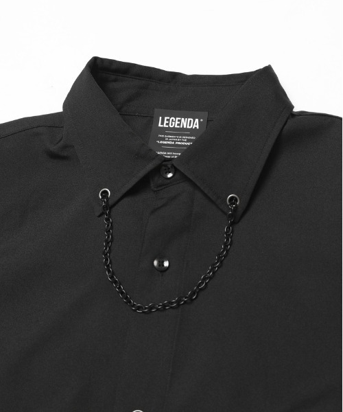 LEGENDA（レジェンダ）の「レジェンダ 伝説東京 メタルチェーンシャツ / LEGENDA 伝説東京 Metal Chain Shirt（シャツ/ブラウス・メンズ・ホワイト/ブラック・FREE）」の22枚目の写真