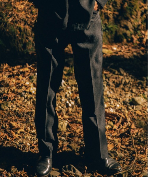 Wrangler(ラングラー)の「Schott/ショット/×Wrangler/ラングラー/WRANCHER FLARE DRESS PANTS/ランチャー フレアードレスパンツ(スラックス・メンズ・ブラウン系その他4/ブラック/グレー・L/S/M/XL)」の2枚目の写真