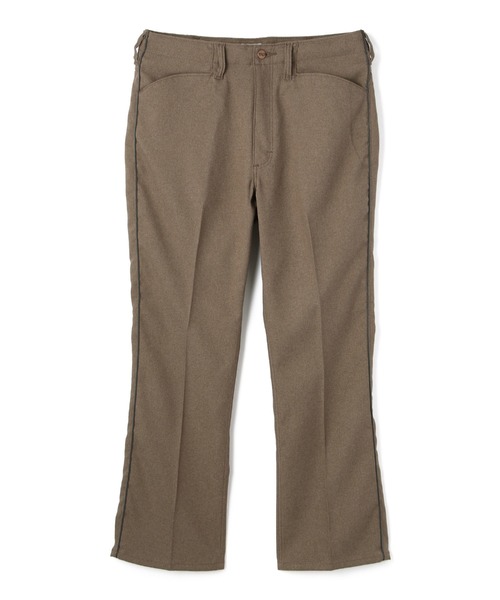 Wrangler(ラングラー)の「Schott/ショット/×Wrangler/ラングラー/WRANCHER FLARE DRESS PANTS/ランチャー フレアードレスパンツ(スラックス・メンズ・ブラウン系その他4/ブラック/グレー・L/S/M/XL)」の12枚目の写真