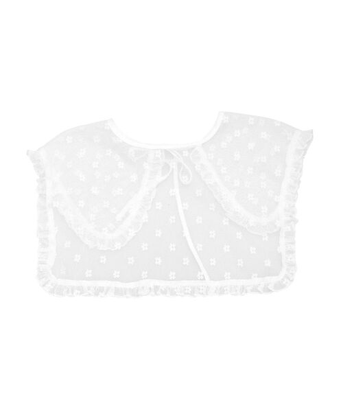 merry jenny（メリージェニー）の「bigレーシーフリル付け襟（付け襟・レディース・オフホワイト/ブラック/ピンク・FREE）」の15枚目の写真