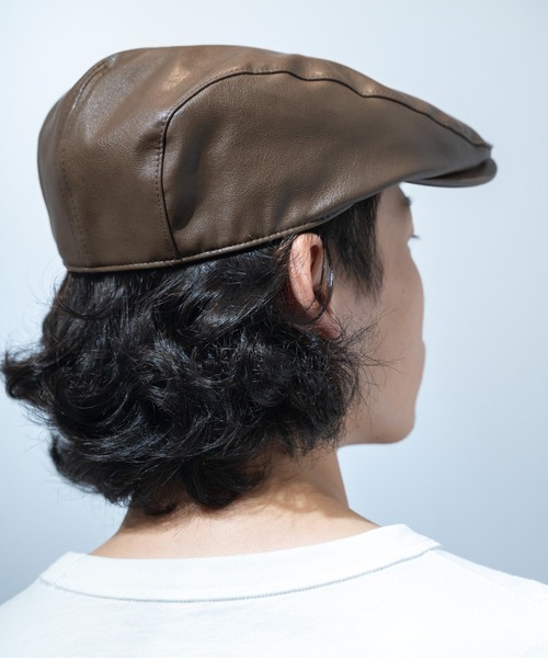 Fabulous（ファビュラス）の「fabulous PUハンチング（ハンチング/ベレー帽・メンズ・ブラック/ブラウン・FREE）」の11枚目の写真